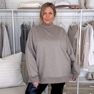 American Eagle Plus Size fit Mock neck Tunic